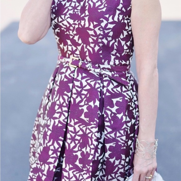 💟 Showstopper Belted Cocktail Dress Size 12 - Picture 4 of 9